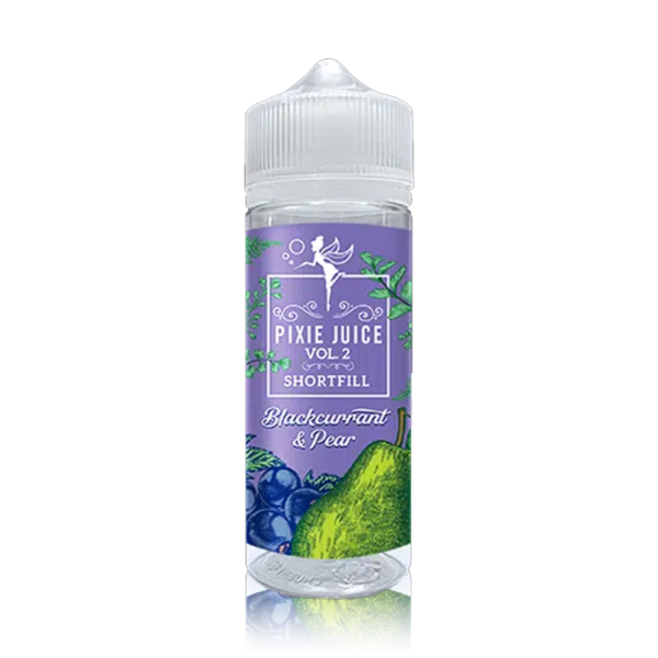 Blackcurrant & Pear Shortfill By Pixie Juice Vol 2 100ml