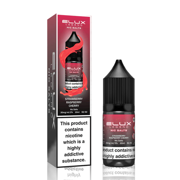 Strawberry Raspberry Cherry By Elux Legend 10ml Salts