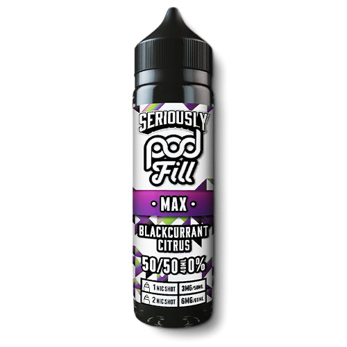 Blackcurrant Citrus By Seriously Podfill Max 40ml Shortfill