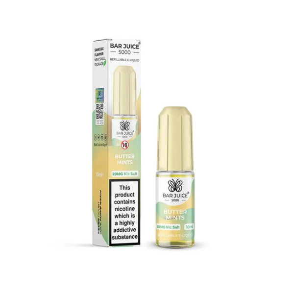 Butter Mints 10ml Nic Salt By Bar Juice 5000