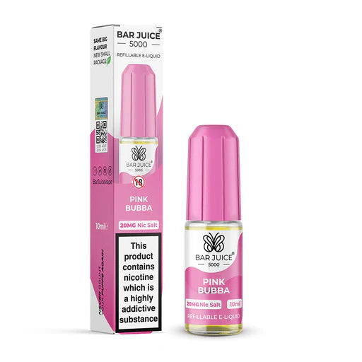 Pink Bubba 10ml Nic Salt By Bar Juice 5000