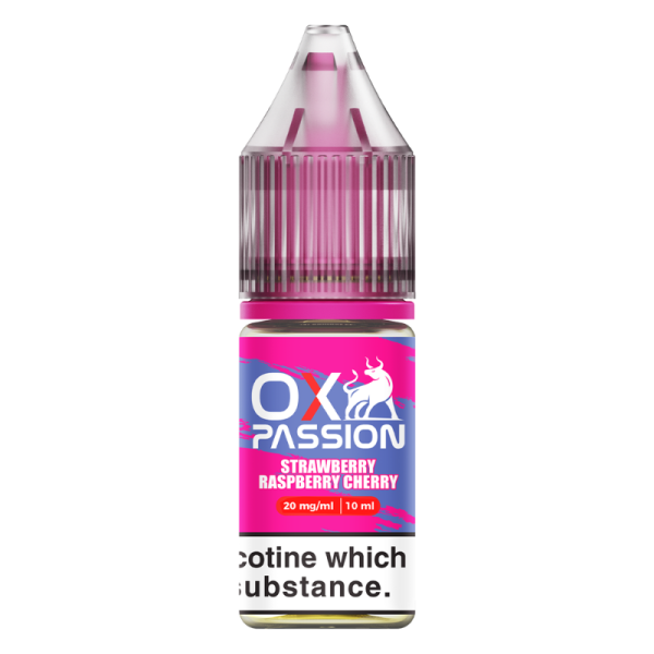 Strawberry Raspberry Cherry 10ml Nic Salt By Ox Passion