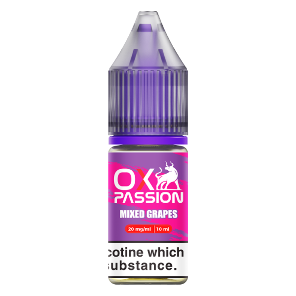 Mixed Grapes 10ml Nic Salt By Ox Passion