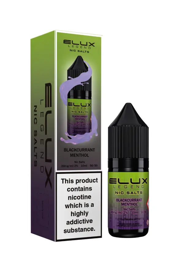 Blackcurrant Menthol By Elux Legend 10ml Salts