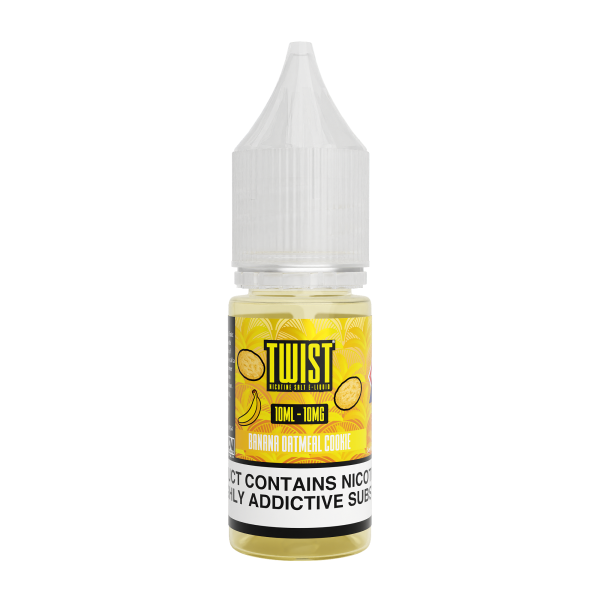 Banana Oatmeal Cookie By Twist Eliquid 10ml Salts