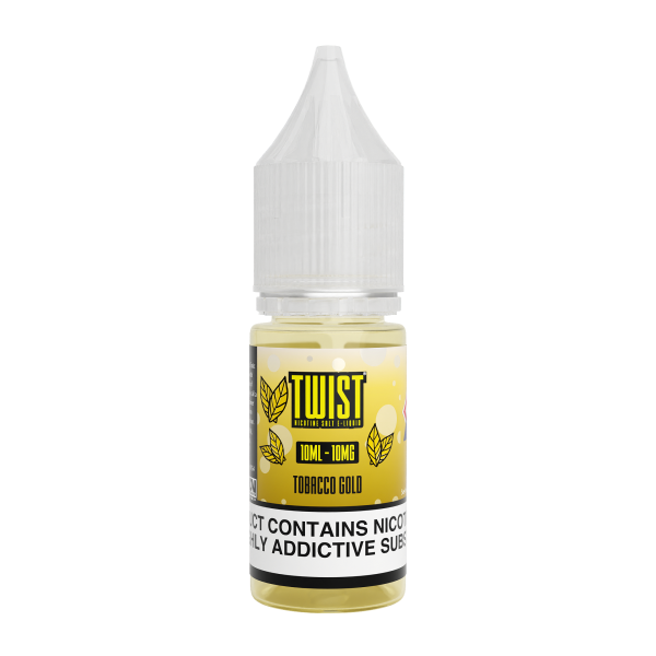 Tobacco Gold By Twist Eliquid 10ml Salts