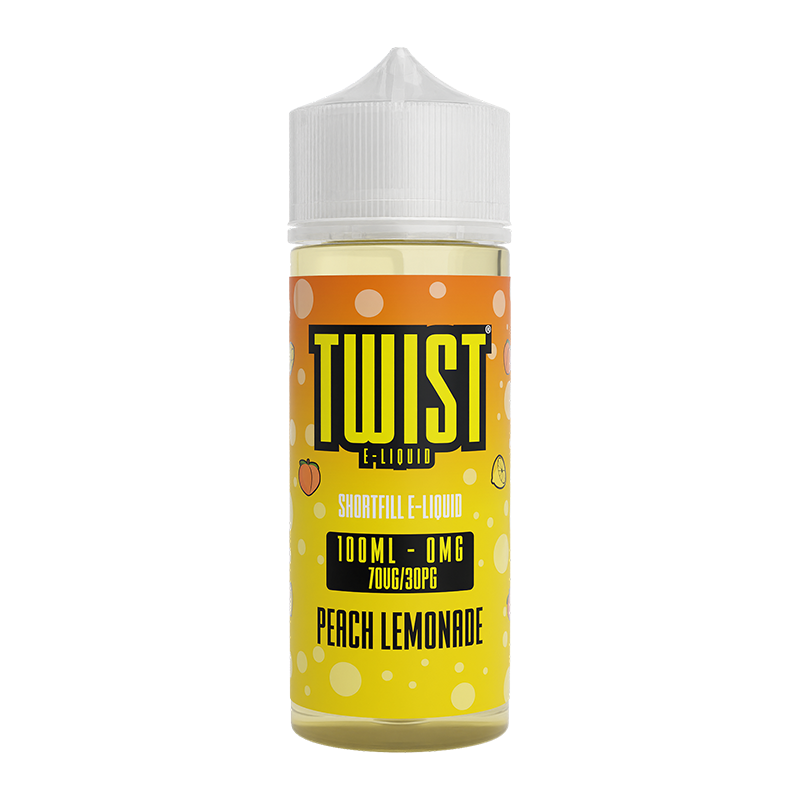 Peach Lemonade By Twist Eliquids 100ml Shortfill