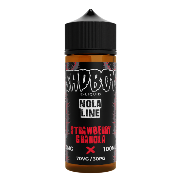 Strawberry Granola By Sadboy 100ml Shortfill