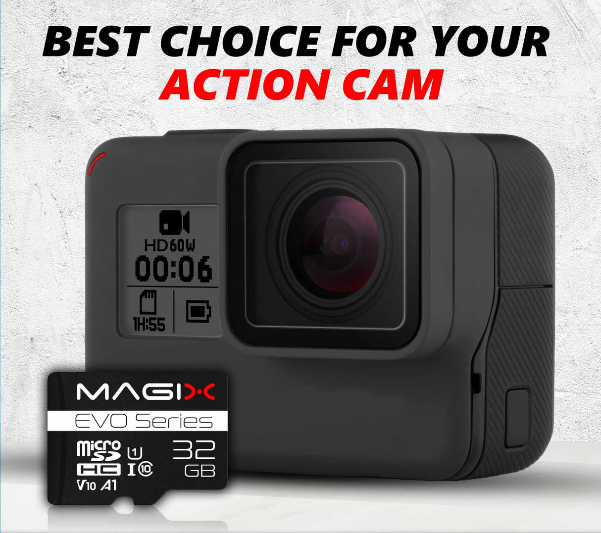 MicroSD Card EVO Series + SD Adapter Class10 V10