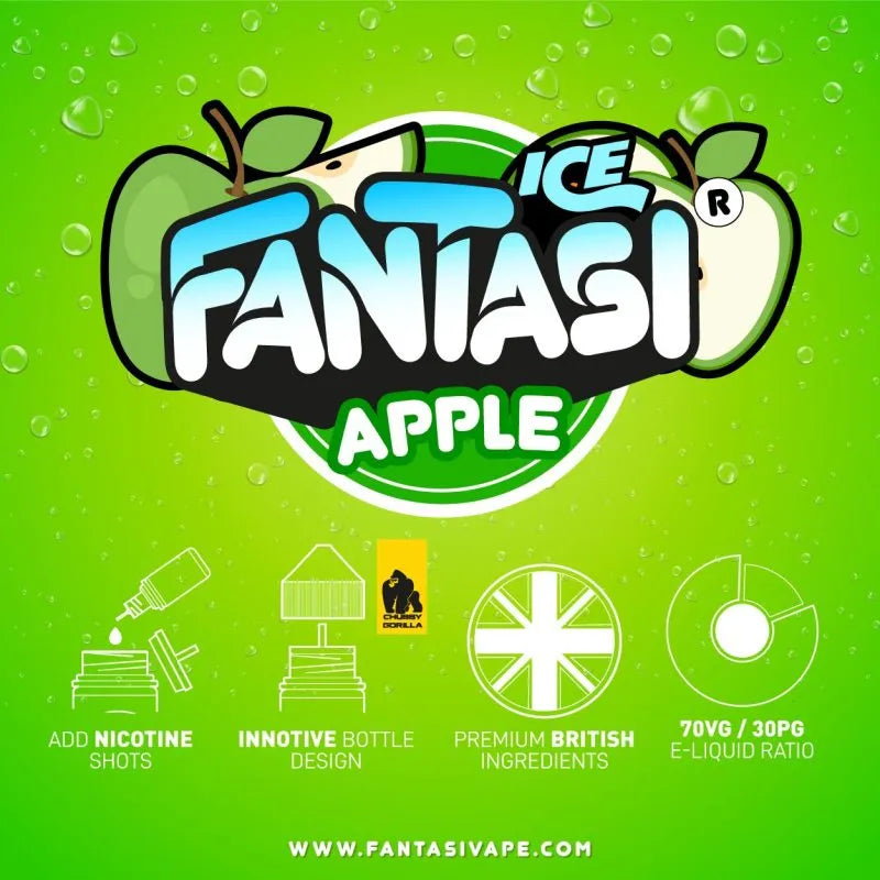 Apple Ice By Fantasi Shortfill 100ml