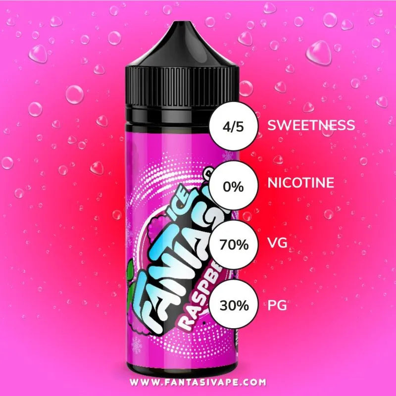 Raspberry Ice By Fantasi Shortfill 100ml
