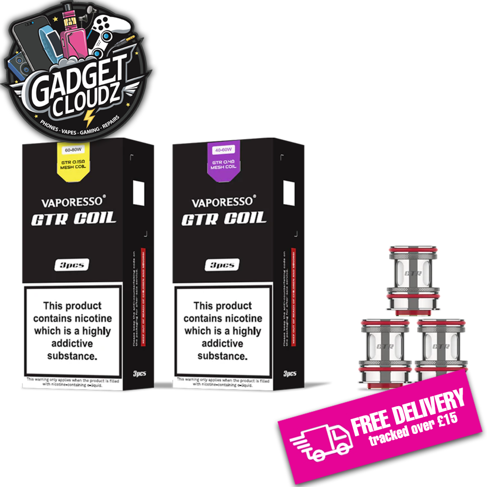 Vaporesso GTR Replacement Coils 0.15/0.4 Ohms (3 Pcs)