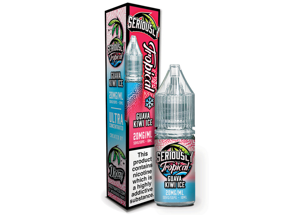 Guava Kiwi Ice By Seriously Tropical 10ml Nic Salt