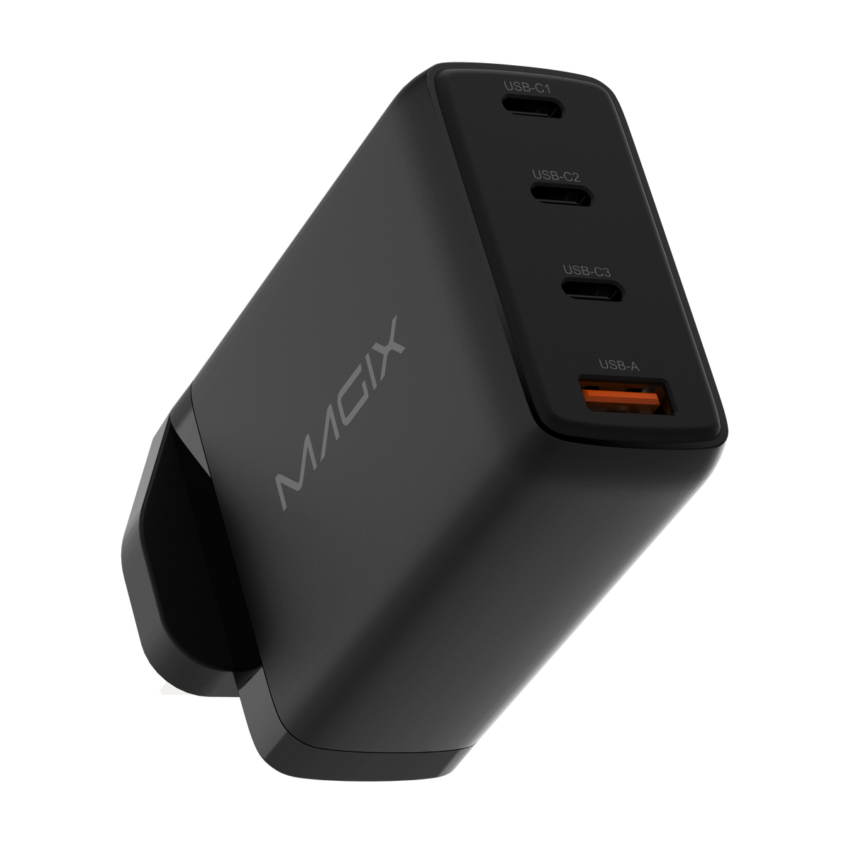 120W 4-Port Plug, GaN Charger PD Power Delivery - UK Plug