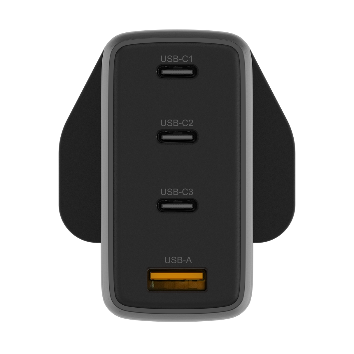 120W 4-Port Plug, GaN Charger PD Power Delivery - UK Plug