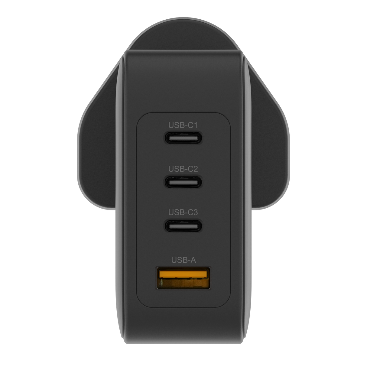 140W 4-Port Plug, GaN Charger PD Power Delivery - UK Plug