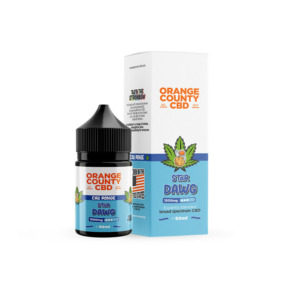 Orange County CBD Cali Range E-liquid 1500mg 50ml