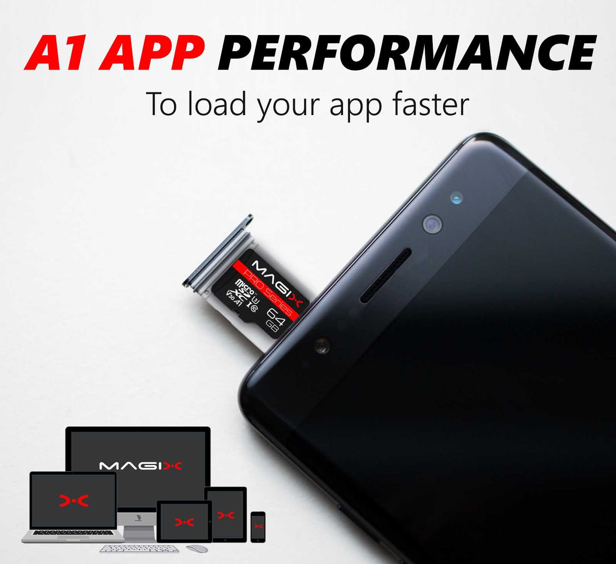 MicroSD Card PRO Series + SD Adapter Class10 V30