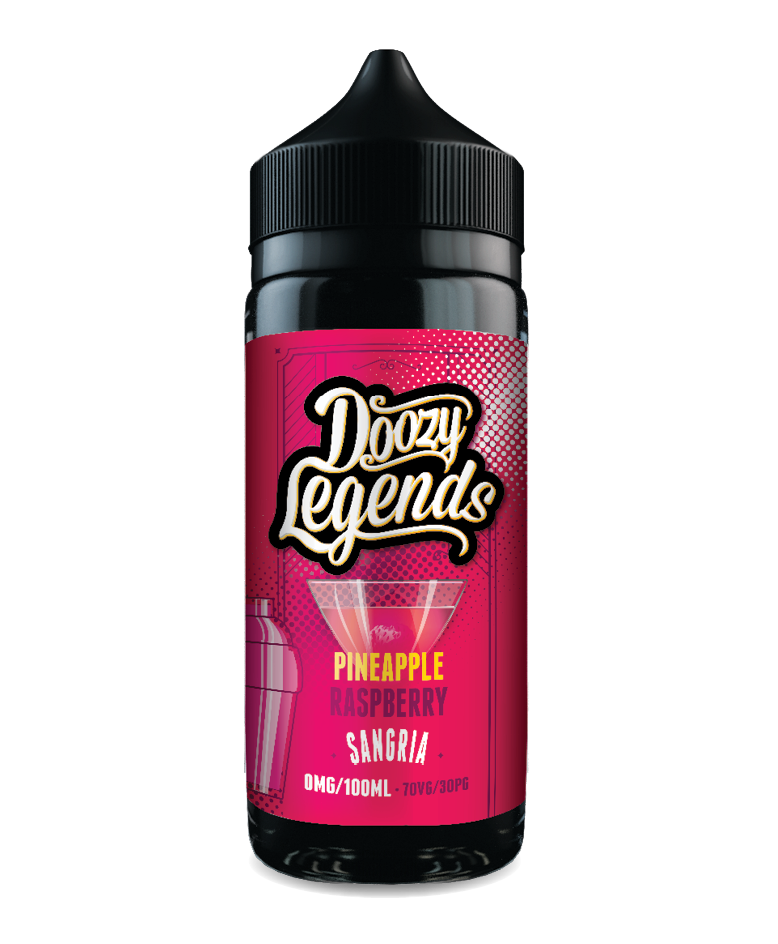 Pineapple Raspberry Sangria By Doozy Legends 100ml Shortfill