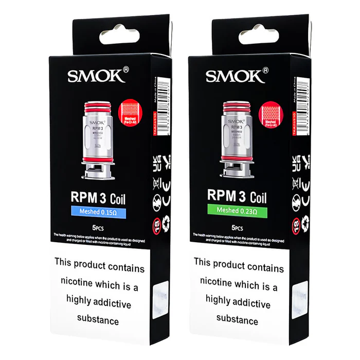 Smok RPM 3 Coils Replacement Atomizers Pack of 5