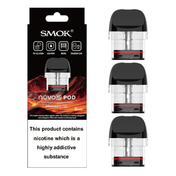 Novo 5 Replacement Pod Cartridges 0.7Ohms (3Pcs)