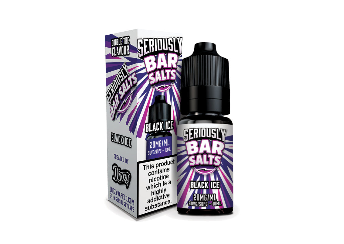 Black Ice By Seriously Bar Salts 10ml
