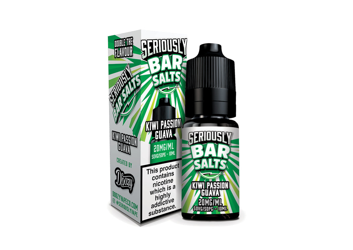Kiwi Passion Guava By Seriously Bar Salts 10ml