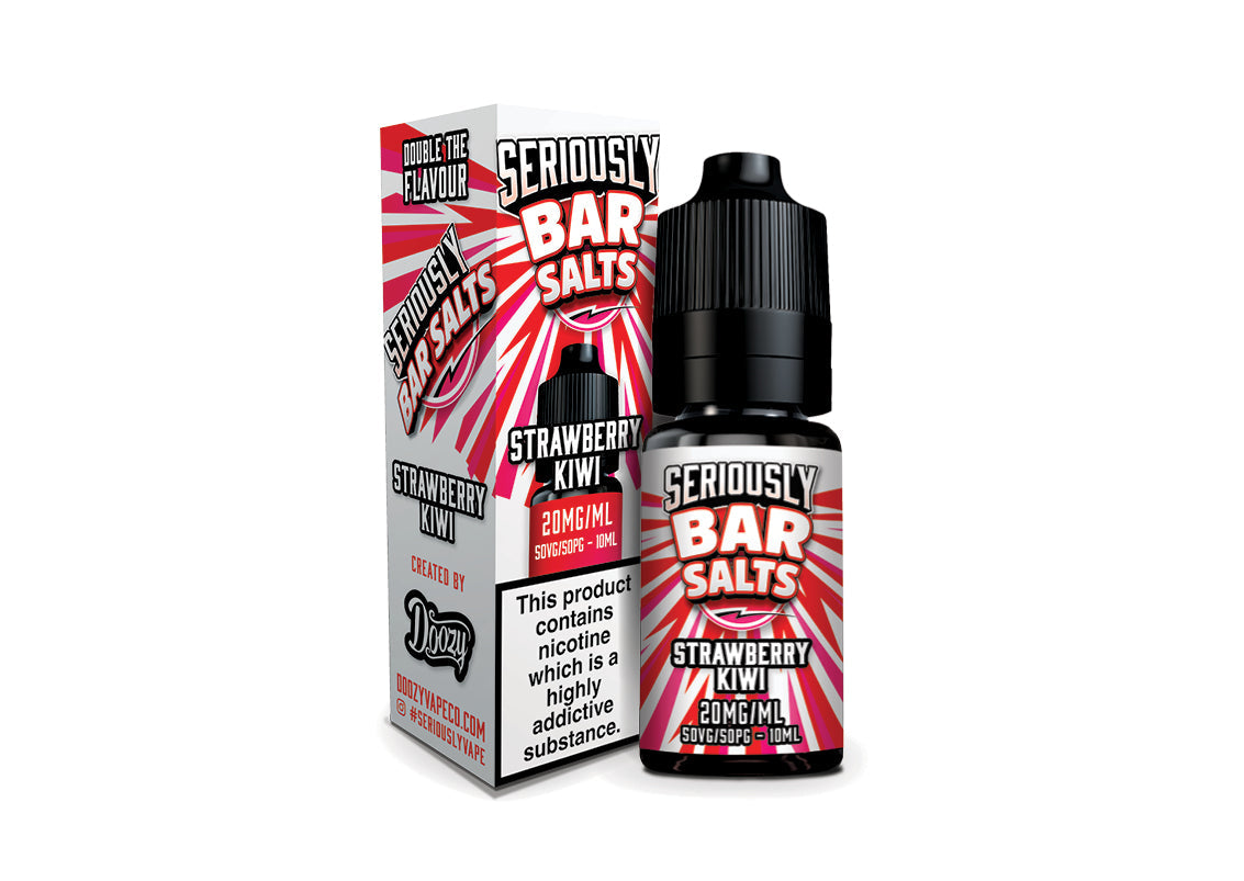 Strawberry Kiwi By Seriously Bar Salts 10ml