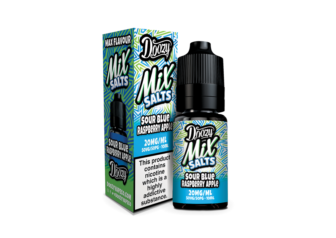 Sour Blue Raspberry Apple By Doozy Mix Salts 10ml