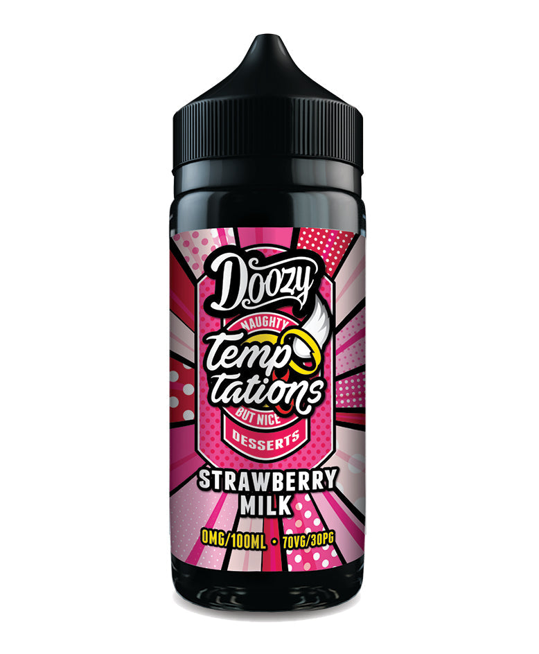 Strawberry Milk By Doozy Temptations 100ml Shortfill