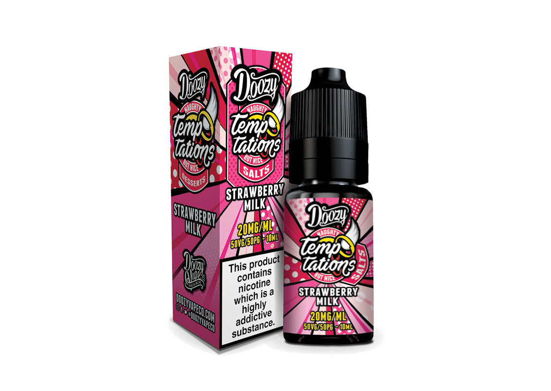 Strawberry Milk By Doozy Temptations Salts 10ml