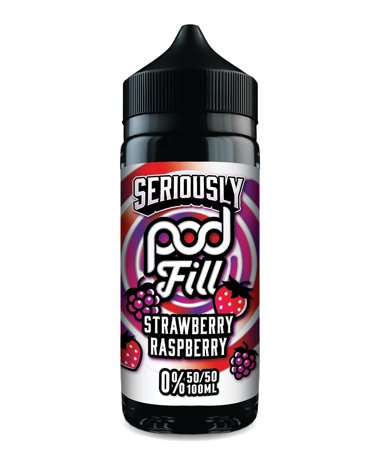 Strawberry Raspberry By Seriously Pod Fill 100ml Shortfill