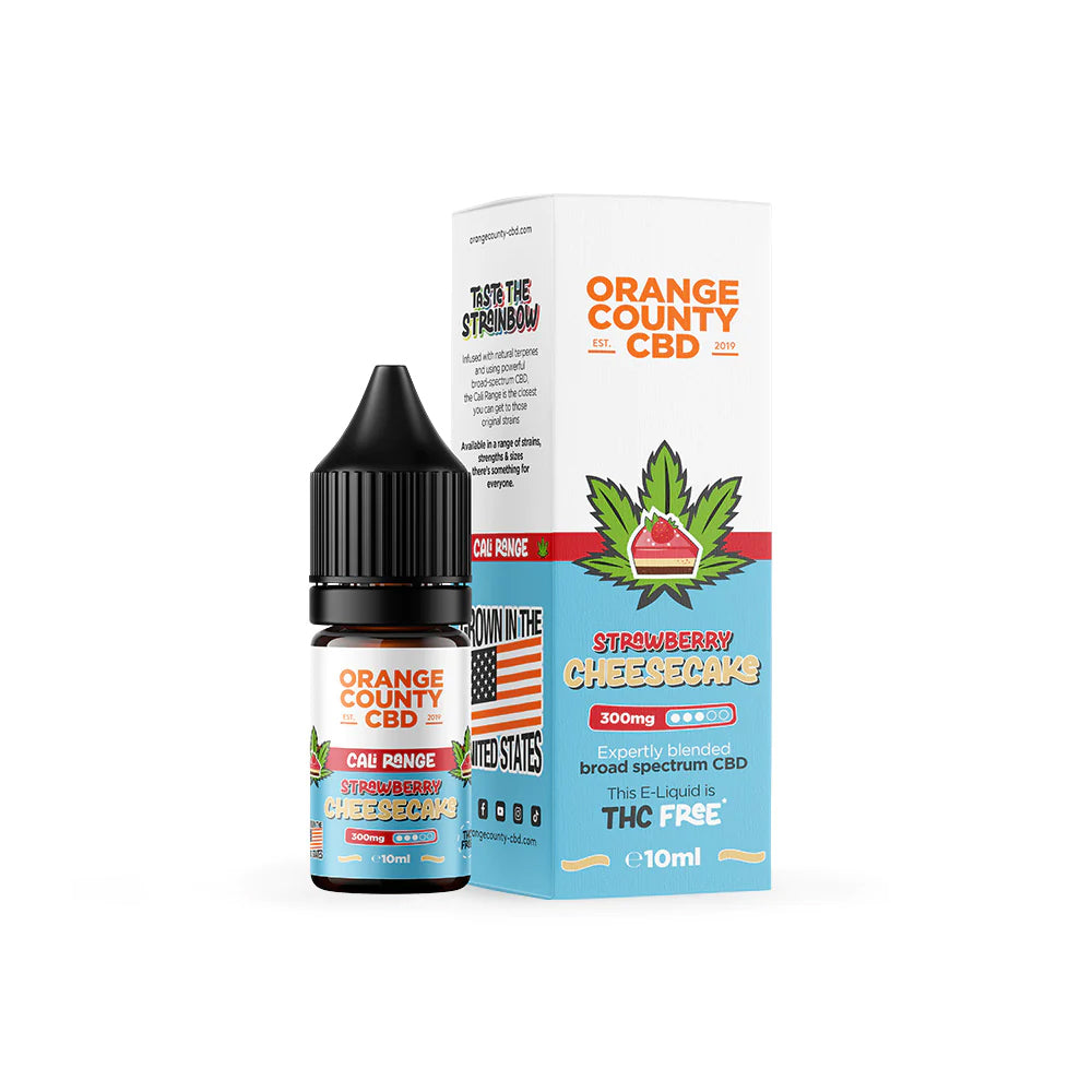 Orange County CBD Cali Range E-liquid 300mg 10ml