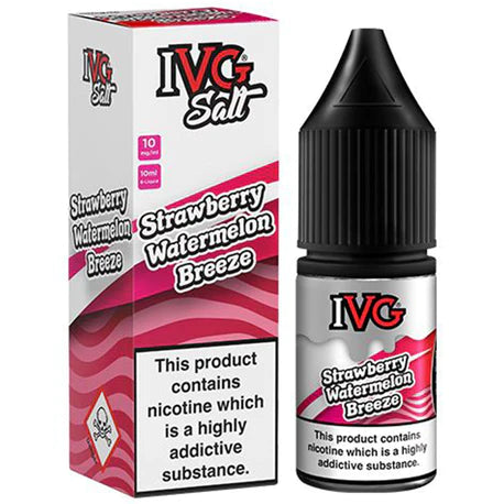 Strawberry Watermelon Breeze By IVG Salt 10ml