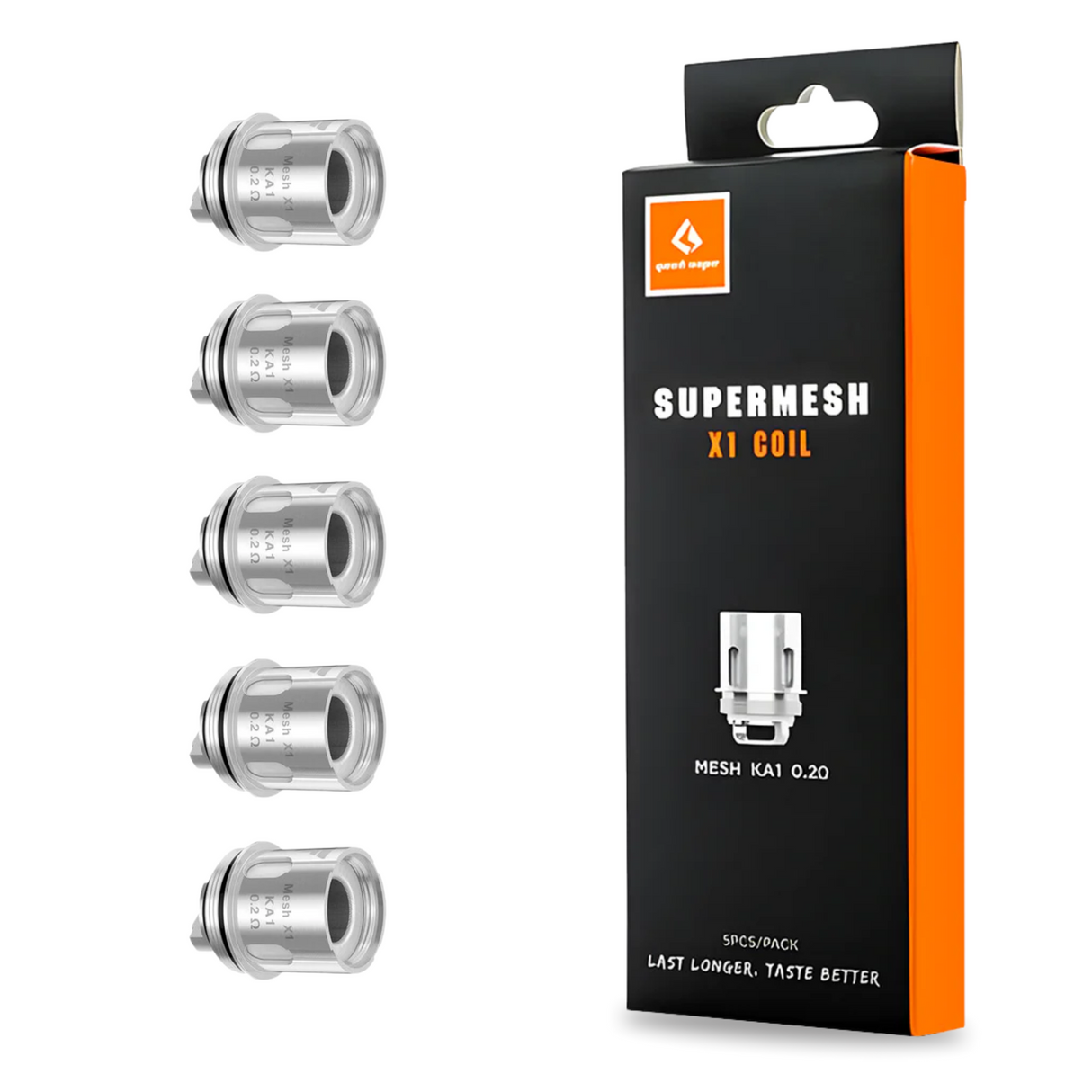 Supermesh X1 Replacement Coils 0.2 (5Pcs)