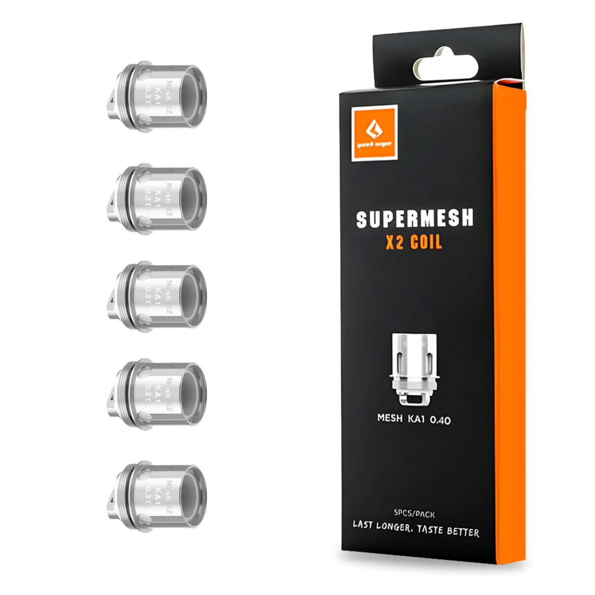 Supermesh X2 Replacement Coils 0.4 Ohms (5Pcs)