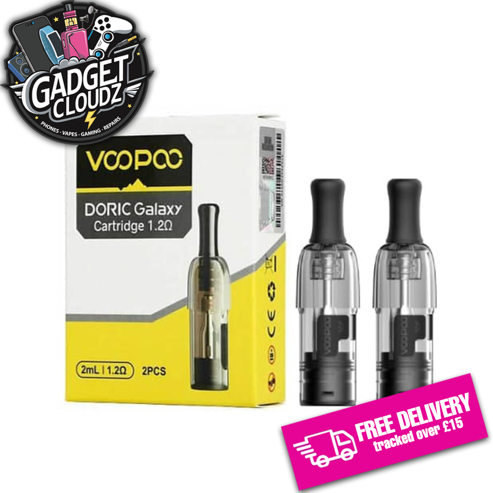Voopoo DORIC Replacement Pod Cartridges 2ml 1.2 Ohms (2pcs)