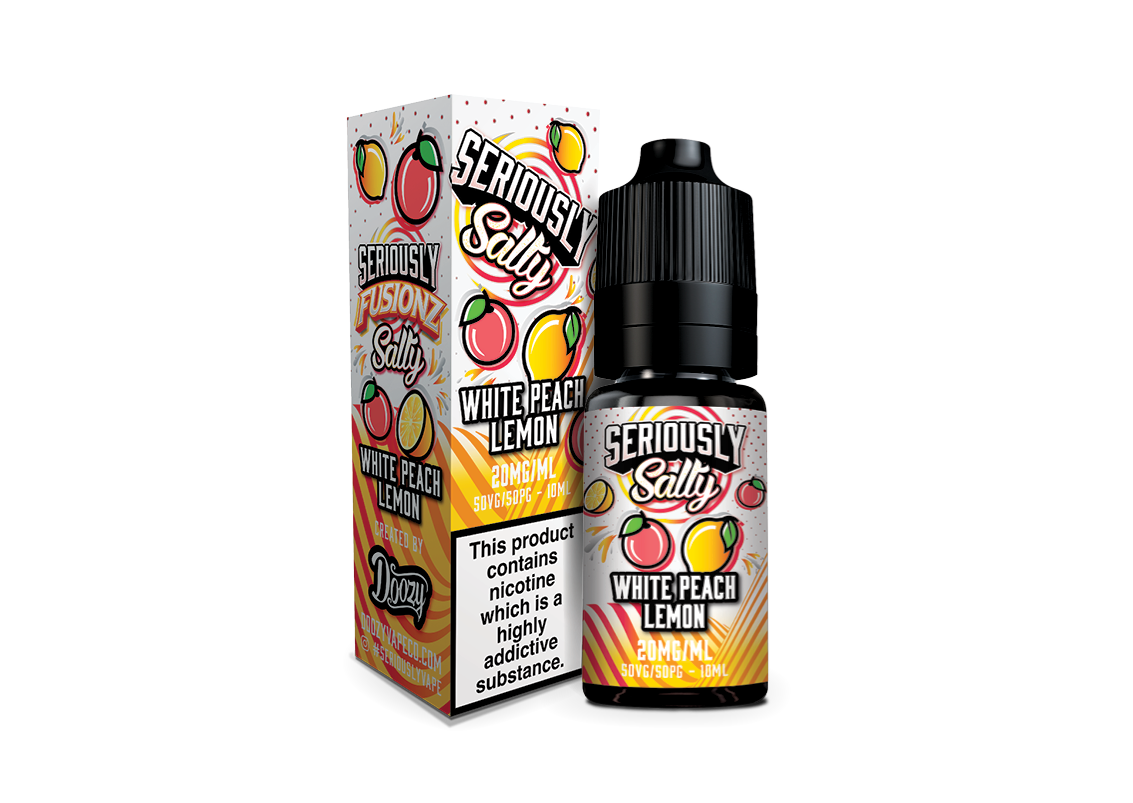 White Lemon Peach By Seriously Fusionz 10ml salts