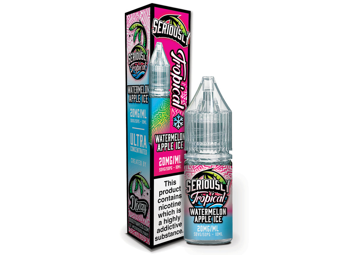 Watermelon Apple Ice By Seriously Tropical 10ml Nic Salt