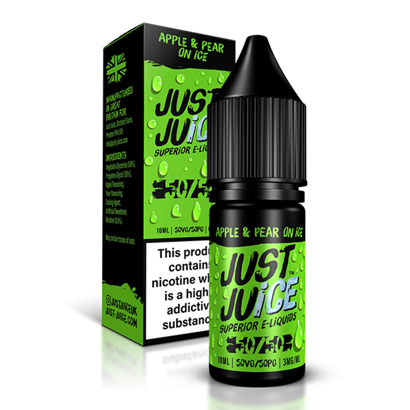 Apple And Pear On Ice 50/50 By Just Juice 10ml