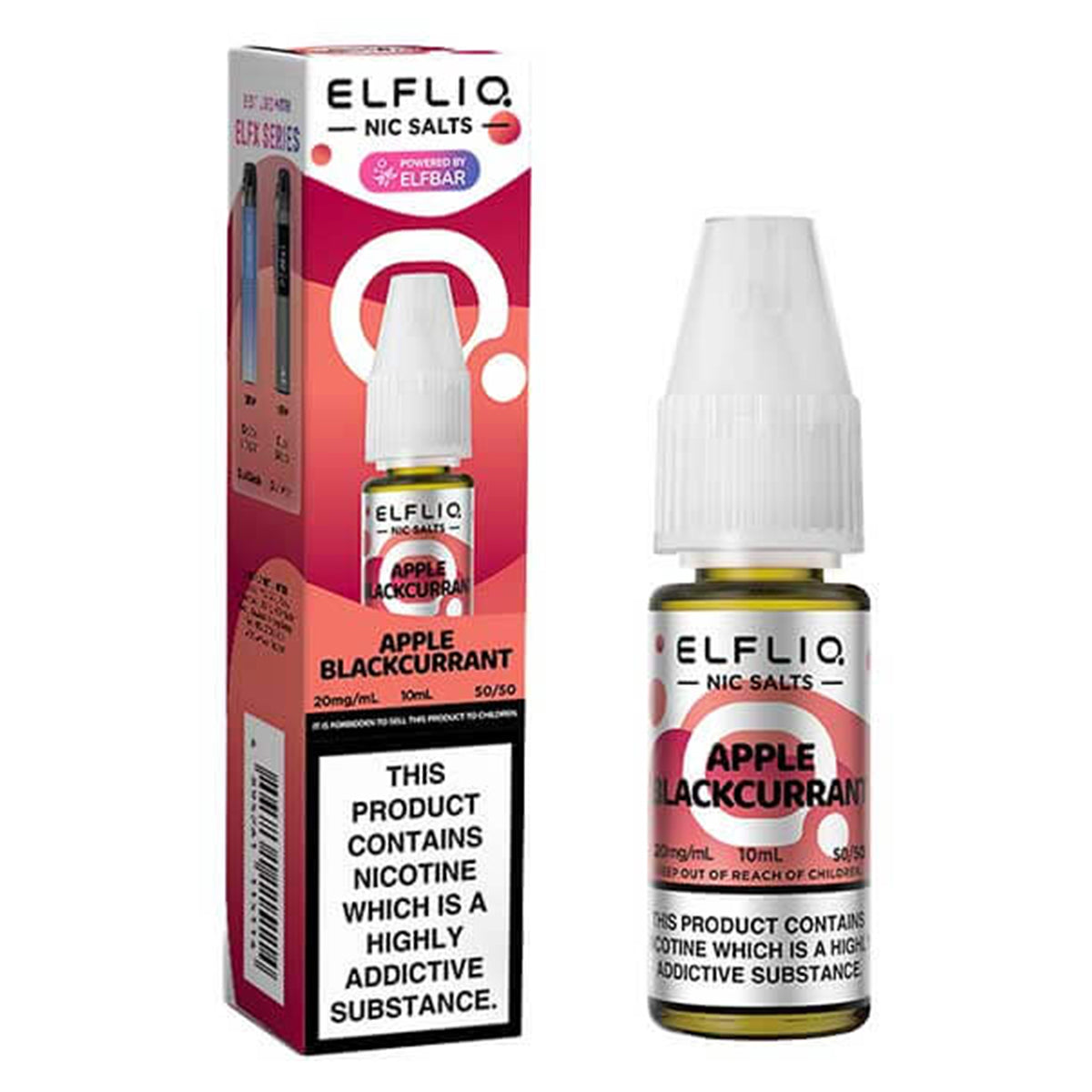 Apple Blackcurrant By Elfliq 10ml Salts