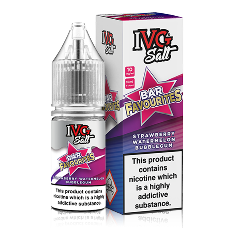 Strawberry Watermelon Bubblegum By IVG Bar Favourites 10ml