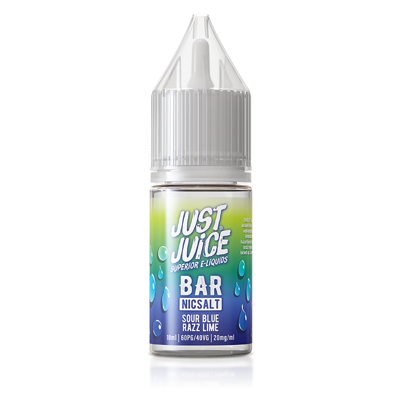 Blue Sour Razz Lime By Just Juice Bar Nic Salt 10ml