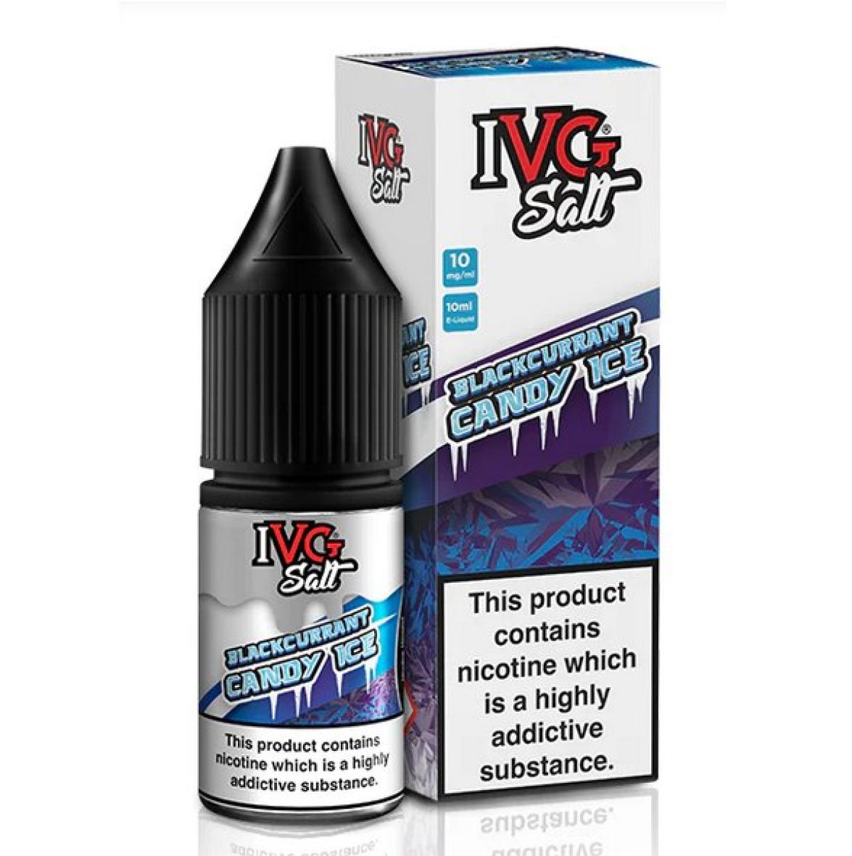 Blackcurrant Candy Ice 10ml By IVG Salt