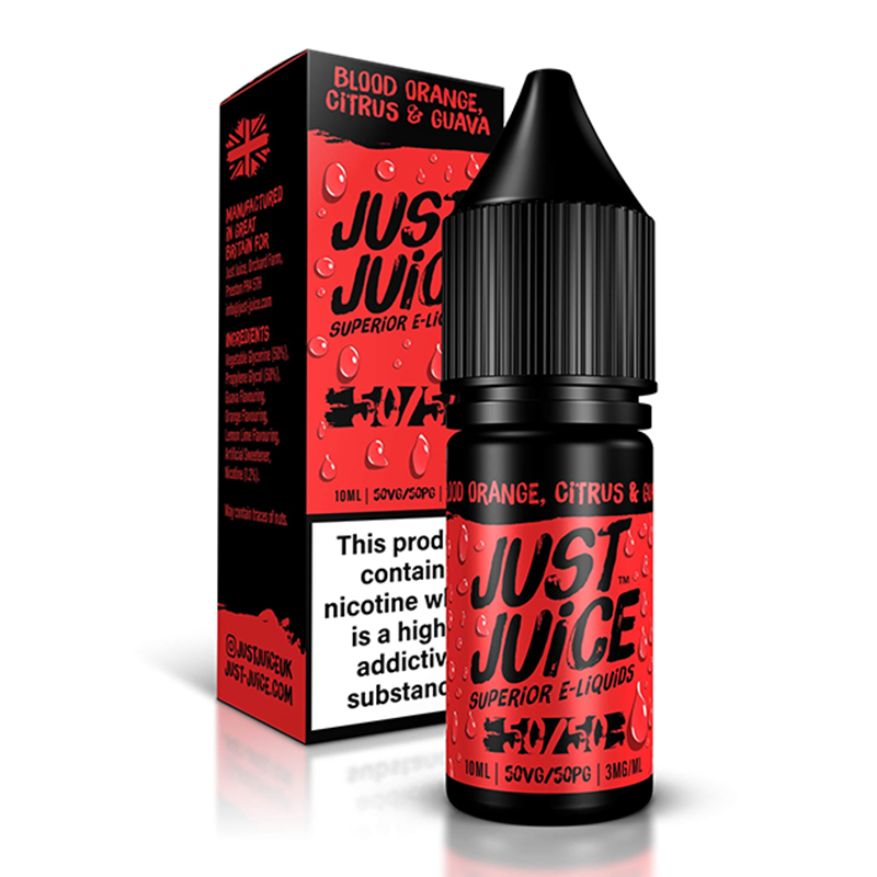 Blood Orange Citrus And Guava 50/50 By Just Juice 10ml