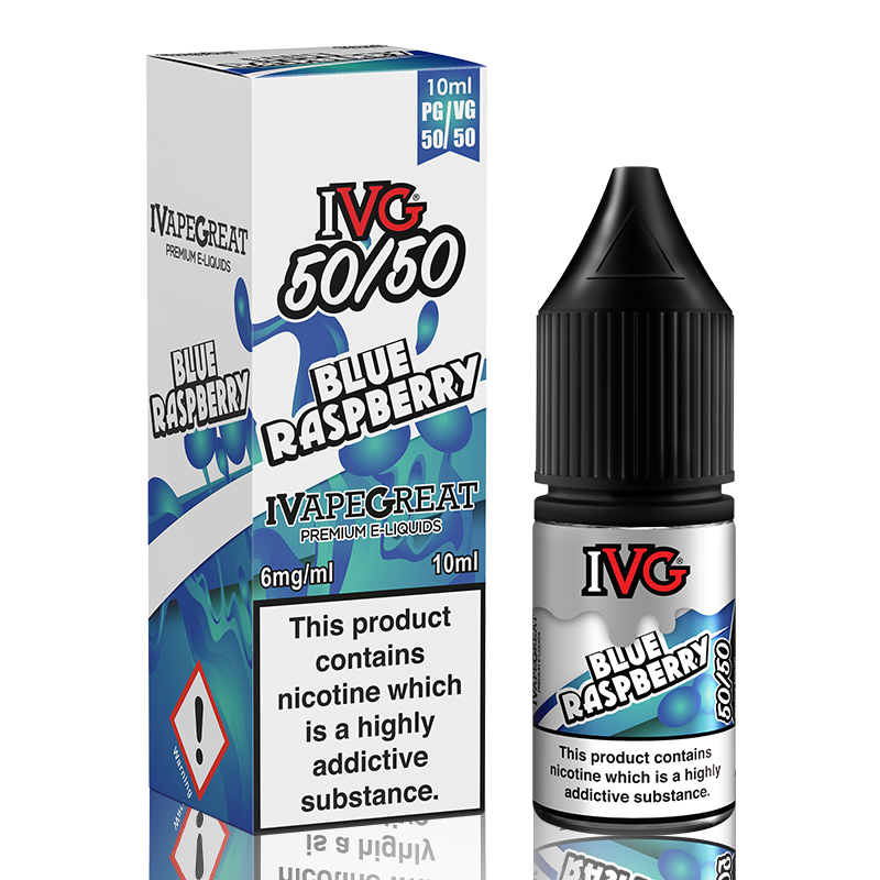 Blue Raspberry 50/50 By IVG 10ml
