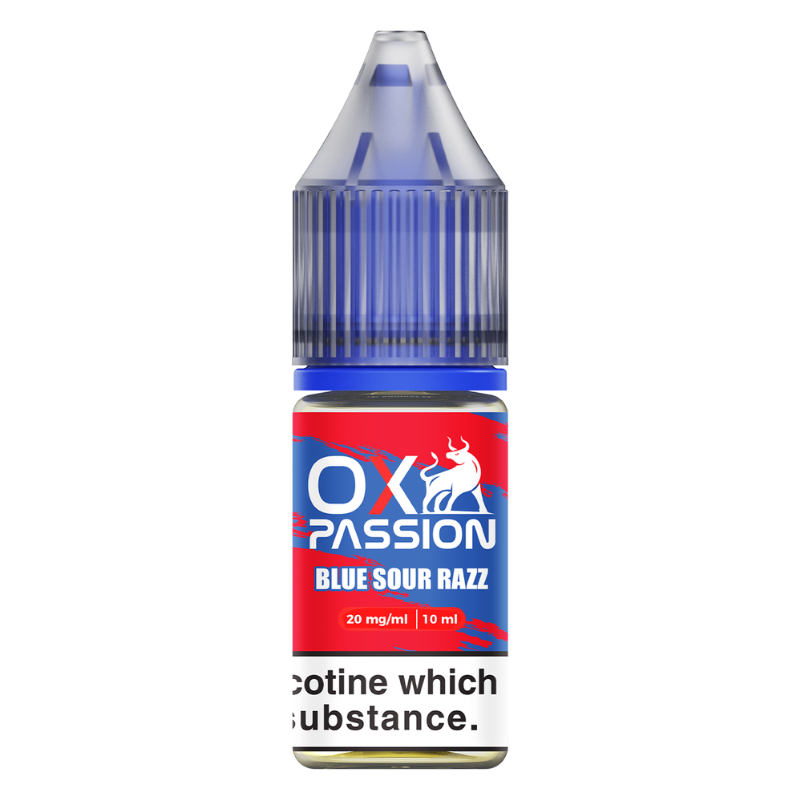 Blue Sour Razz 10ml Nic Salt By Ox Passion