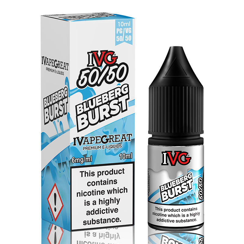 Blueberg Burst 50/50 By IVG 10ml
