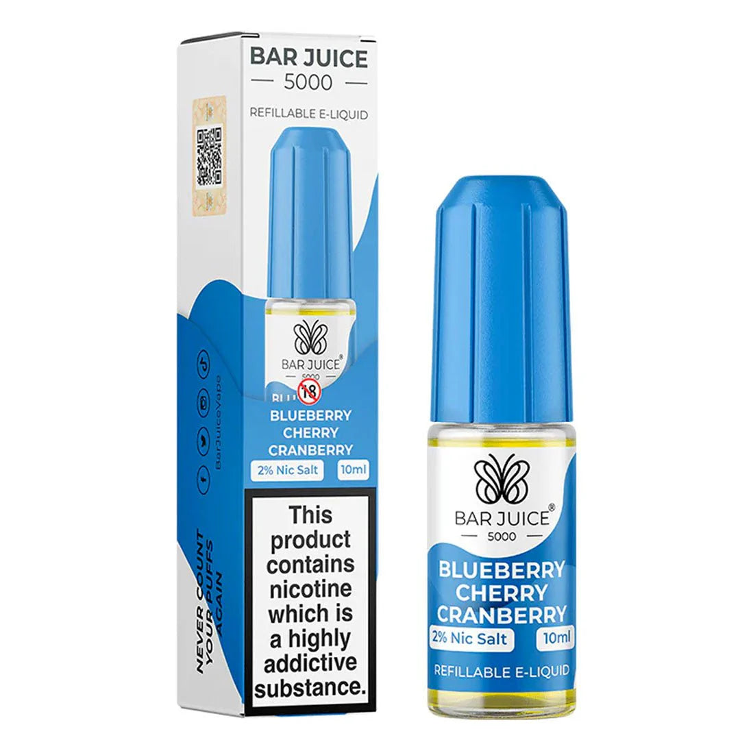 Blueberry Cranberry Cherry By Bar Juice 5000 Salt 10ml