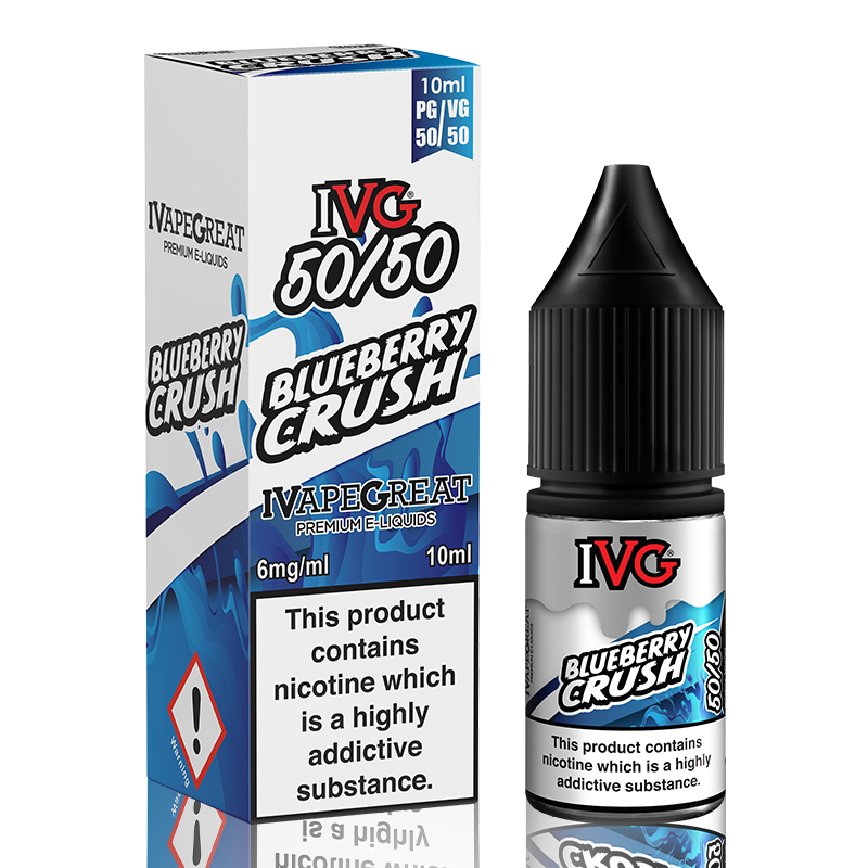 Blueberry Crush 50/50 By IVG 10ml